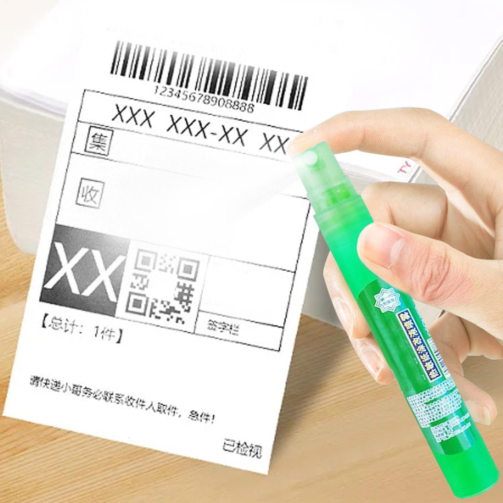 Correction Fluid White - ปากกาลบข้อมูลแบบแห้งเร็ว พร้อมสติ๊กเกอร์ปิดผนึกข้อมูลส่วนตัว สำหรับปกป้องความเป็นส่วนตัว