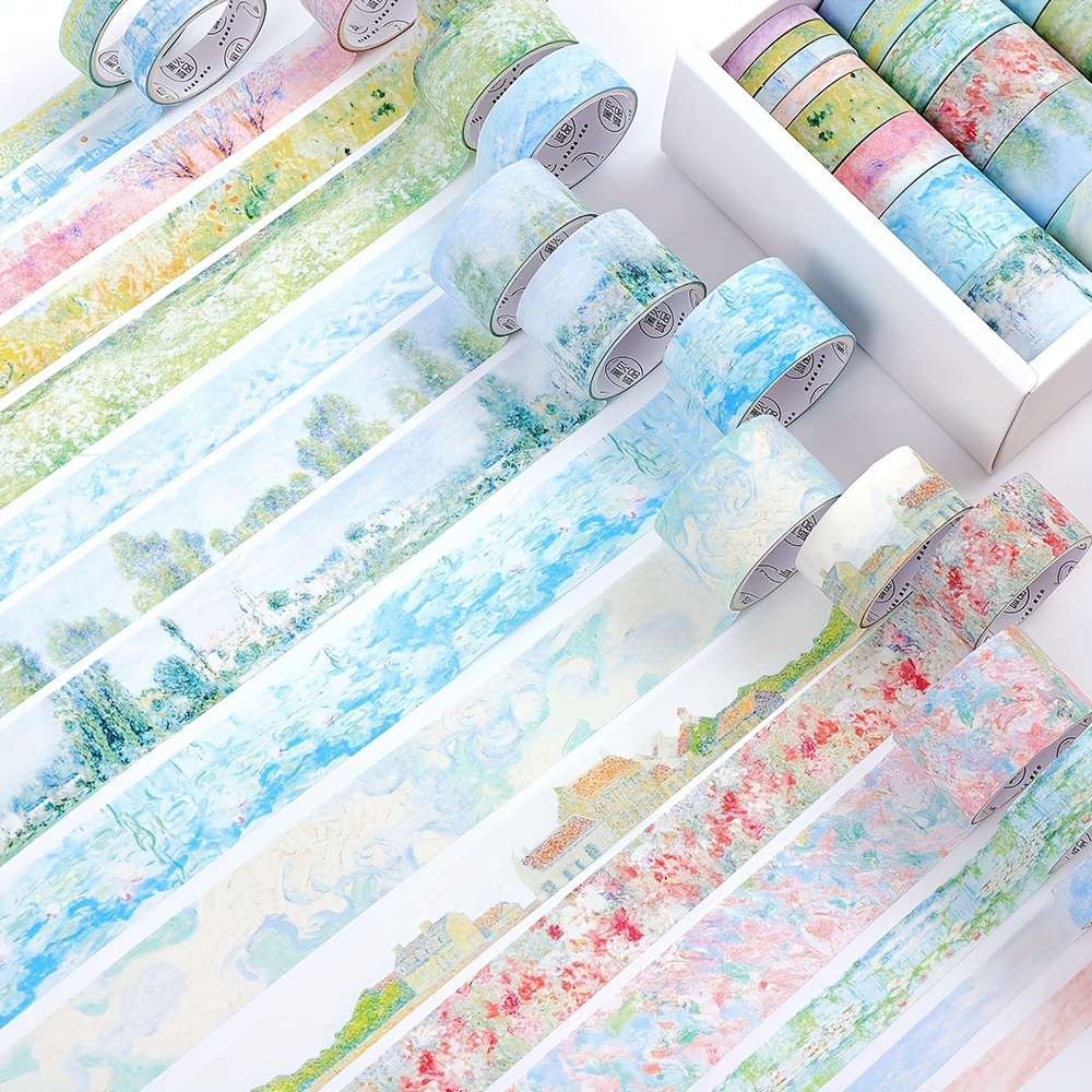 Washi Tape Set - ชุดเทปวาชิลายวินเทจ 20 ม้วน 5 ขนาด กว้าง