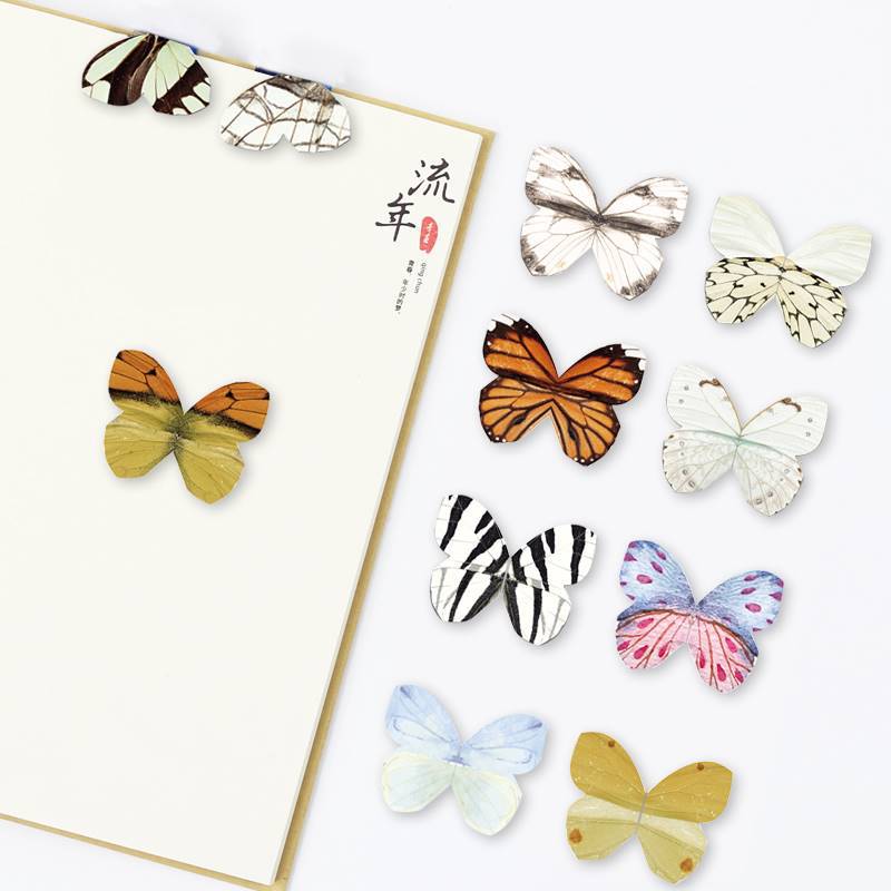 4ชิ้น/แพ็ค Butterfly Magnetic  - Bookmark Magnetic Clip บทวิจารณ์และราคา