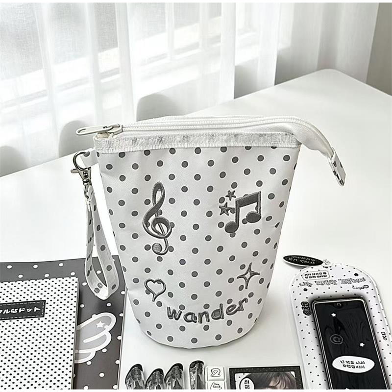 กระเป๋าดินสอปักลายโน้ตดนตรีลาย - Pencil Case Large บทวิจารณ์และราคา
