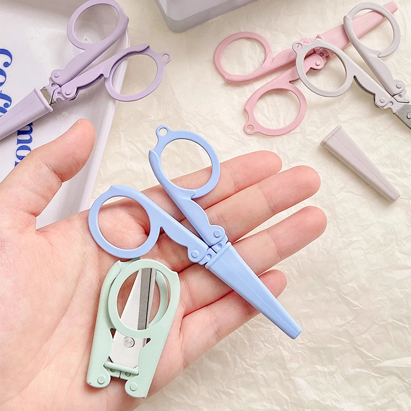 กรรไกรพับสีโมรันดีน่ารัก พกพาส - Stationery And Office Supply Chain บทวิจารณ์และราคา