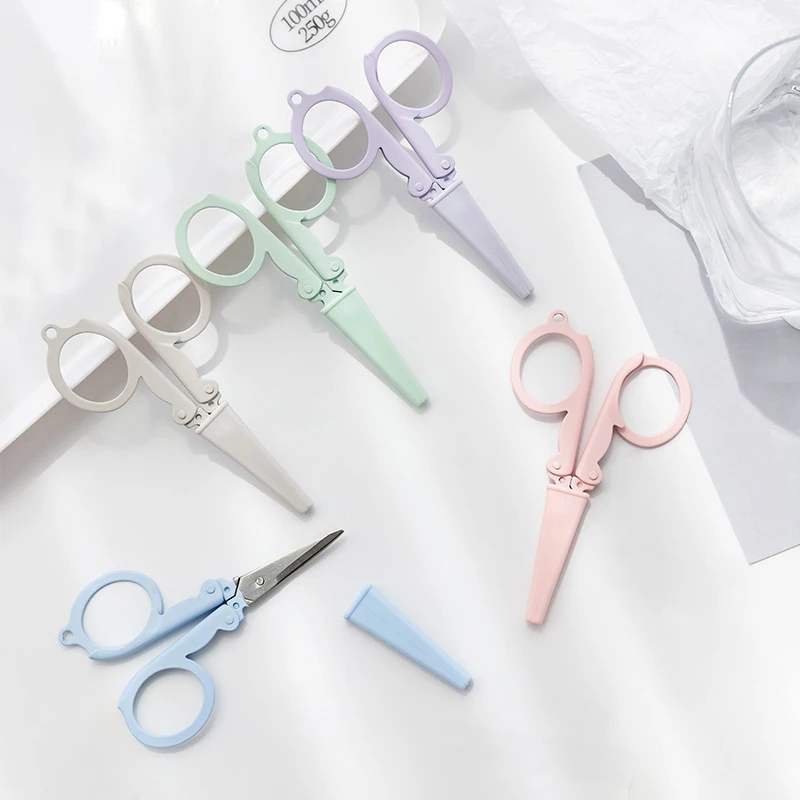 กรรไกรพับสีโมรันดีน่ารัก พกพาส - Stationery And Office Supply Chain บทวิจารณ์และราคา