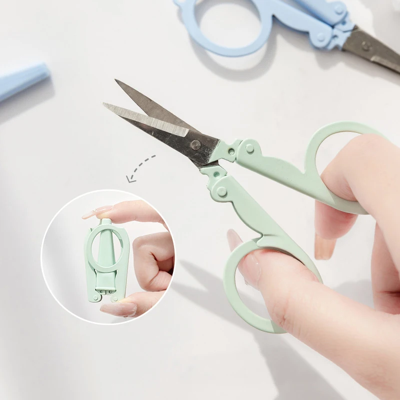 กรรไกรพับสีโมรันดีน่ารัก พกพาส - Stationery And Office Supply Chain บทวิจารณ์และราคา