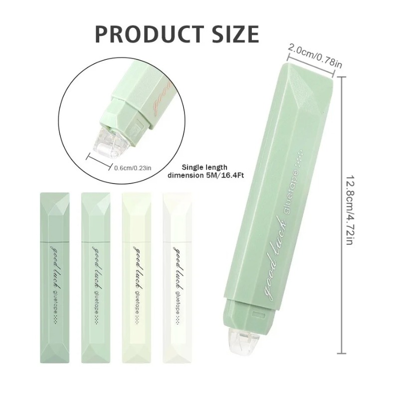 เทปกาวสองหน้าสีไล่เฉด 4 ชิ้น,  - Memo Pad Sticky บทวิจารณ์และราคา