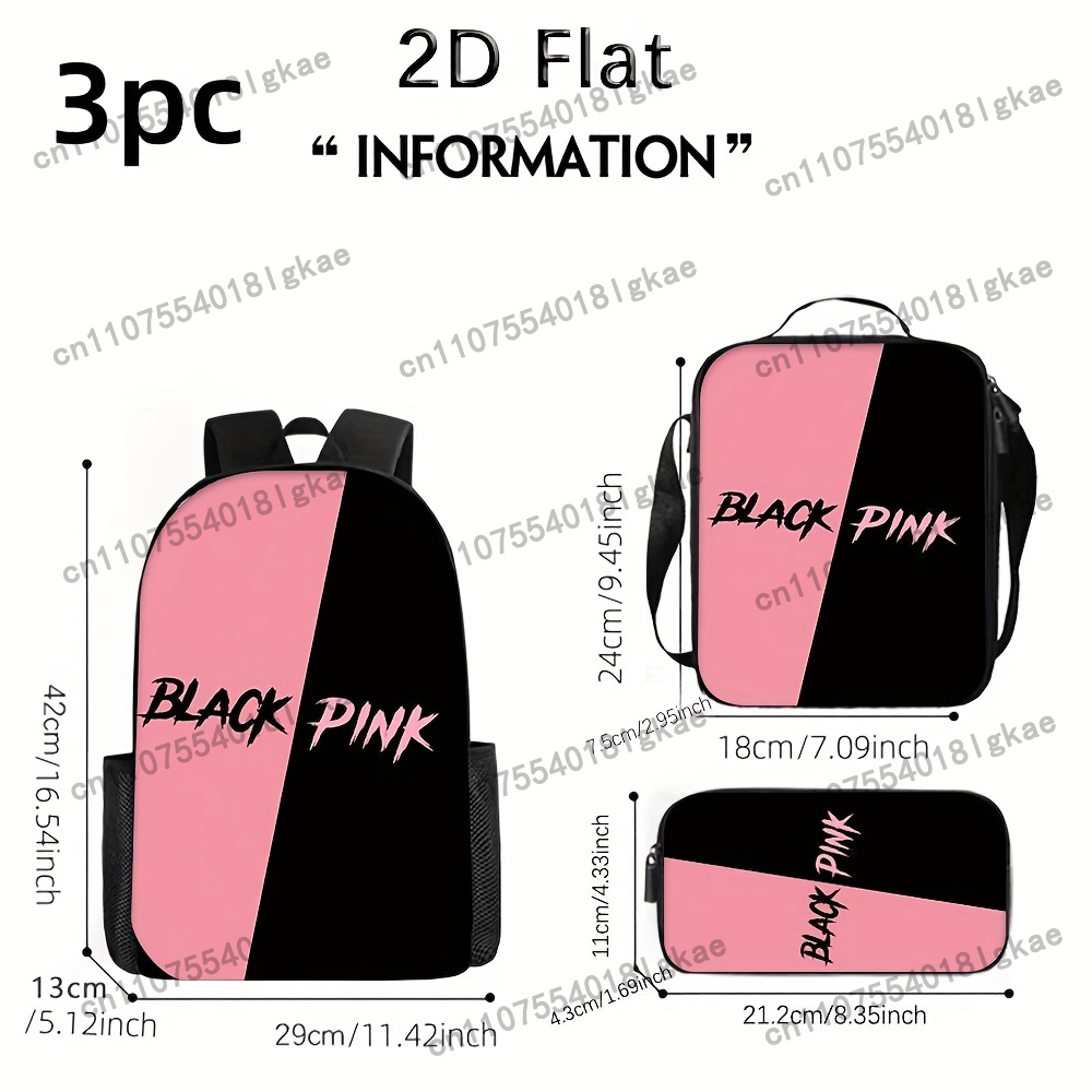 ชุดกระเป๋าเป้สะพายหลัง KPOP สำ - Pencil Case Large บทวิจารณ์และราคา