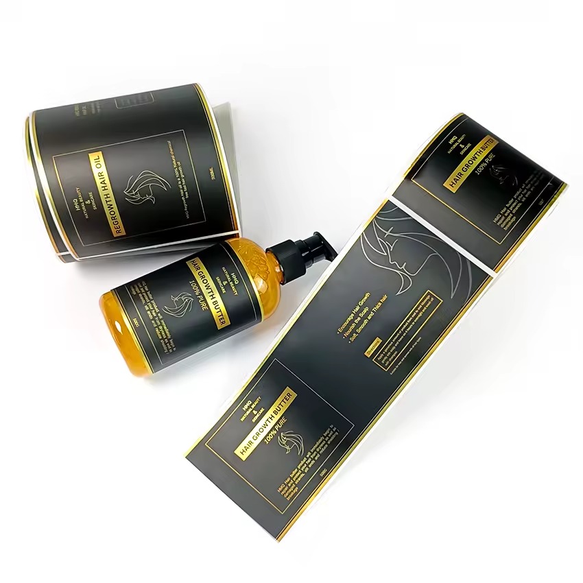 สติกเกอร์ไวนิลฟอยล์ทองหรูหราแบ - Sticker Label Roll บทวิจารณ์และราคา