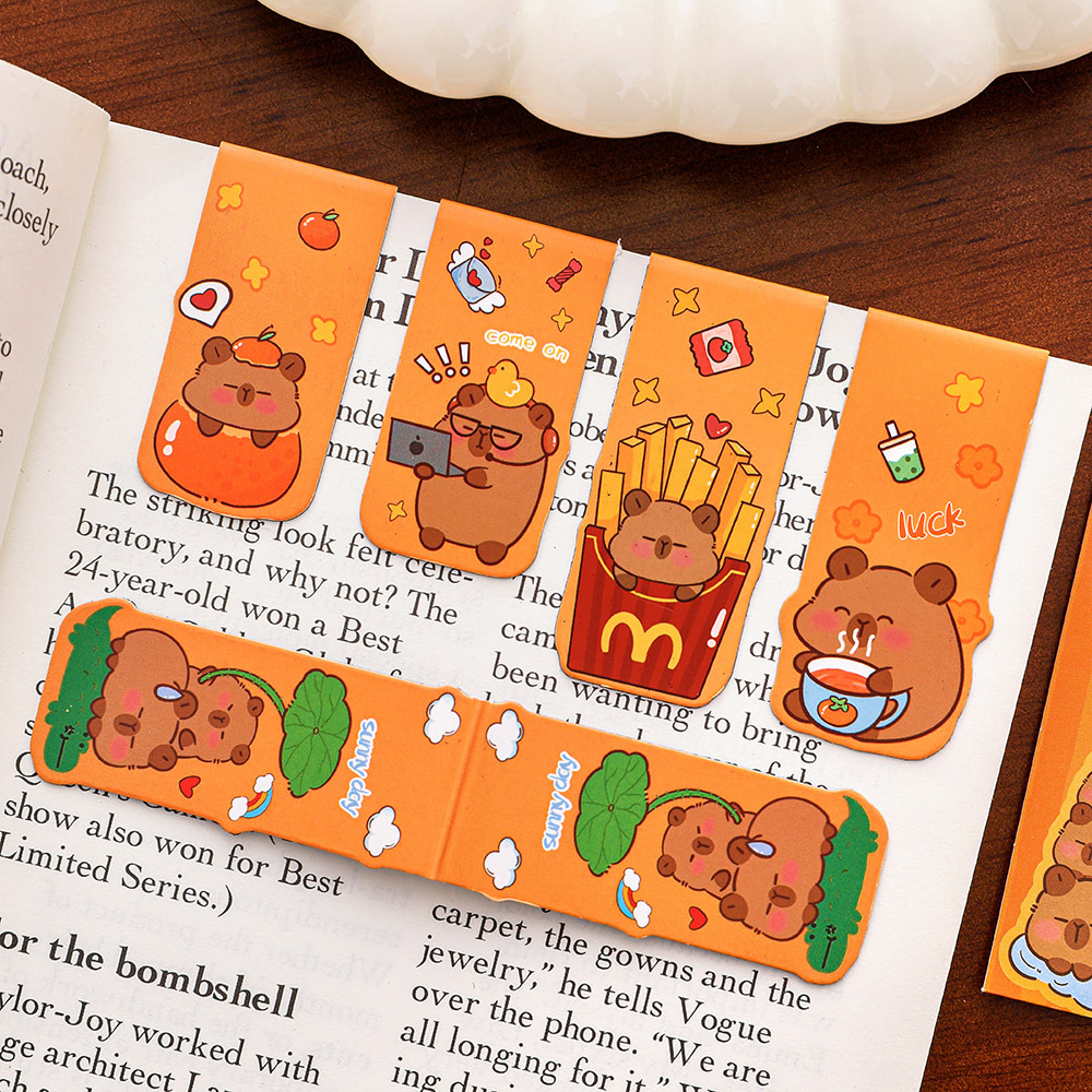 12 ชุดบุ๊คมาร์คแม่เหล็ก Ins น่ - Bookmark Magnetic Clip บทวิจารณ์และราคา